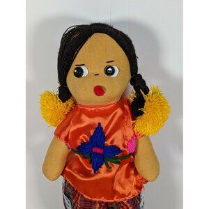 1970 Vintage Cloth Hispanic/Latino Heritage Doll 20" Legs Move